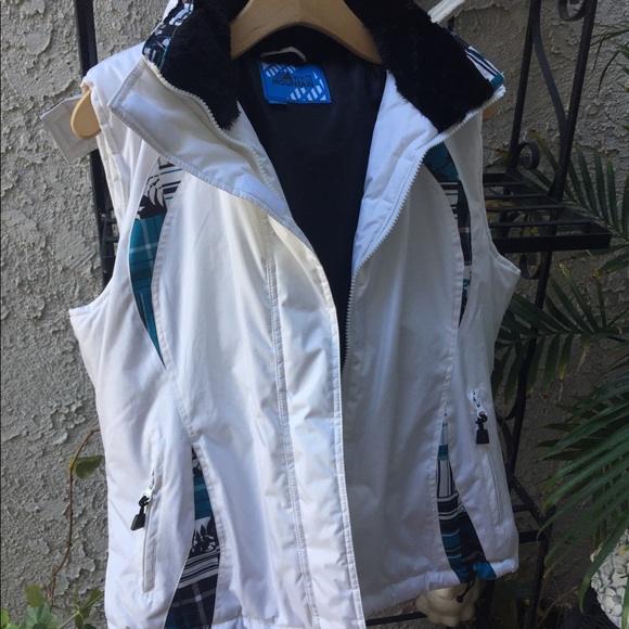 MAKEANOFFER Beautiful Snow White Mountain Winter Vest Hood ❄️ - Picture 12 of 14